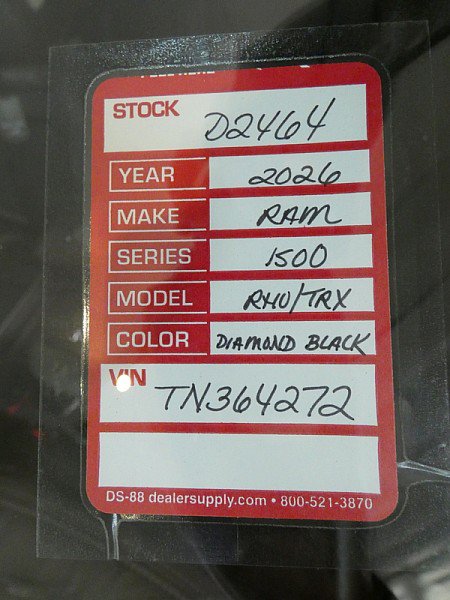 New 2026 RAM 1500 RHO AWD/4WD image 31