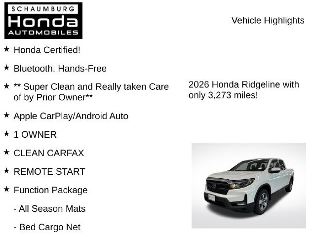 Used 2026 Honda Ridgeline RTL image 14