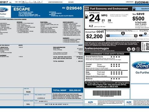 Used 2014 Ford Escape SE w/ Equipment Group 201A AWD/4WD image 23