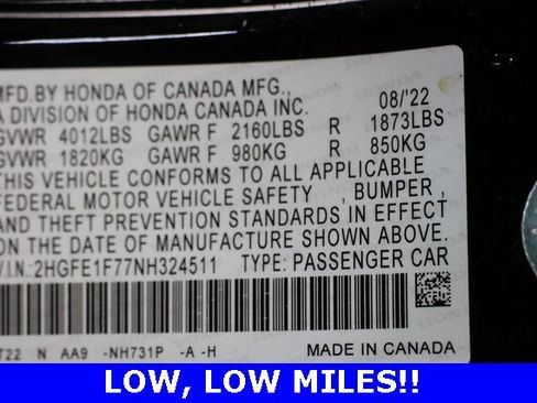 Used 2022 Honda Civic EX image 30