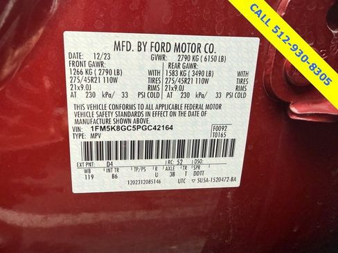 Used 2023 Ford Explorer ST w/ Equipment Group 401A image 12