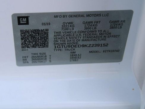 Used 2019 GMC Sierra 1500 SLT image 17