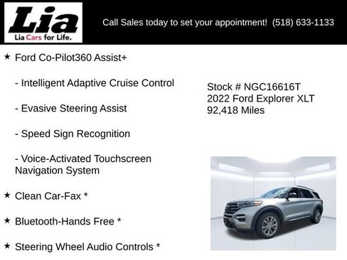 Used 2022 Ford Explorer XLT w/ Equipment Group 202A AWD/4WD image 12