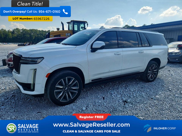 Used 2021 Cadillac Escalade ESV Sport w/ Driver Assist Tech Package AWD/4WD image 1
