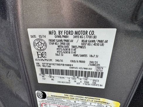 Used 2014 Ford F150 XLT w/ Equipment Group 302A Luxury image 21