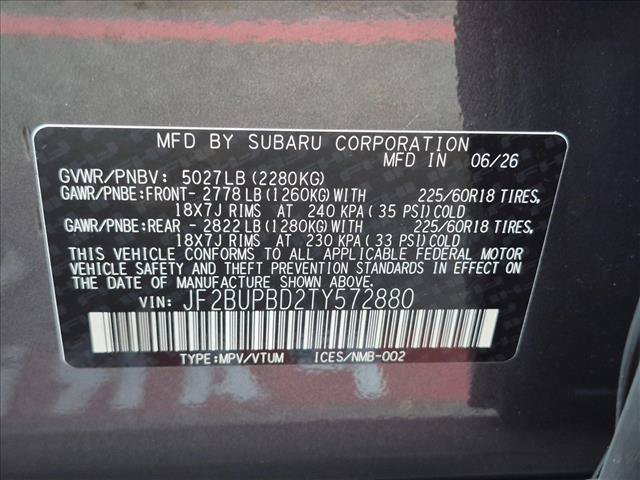 New 2026 Subaru Outback Premium AWD/4WD image 19