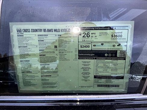 New 2026 Volvo V60 B5 Cross Country Ultra w/ Climate Package image 14