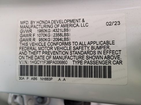 Used 2023 Honda Accord EX image 33