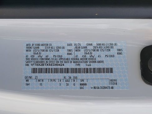 New 2025 Ford F250 XL w/ STX Appearance Package image 15