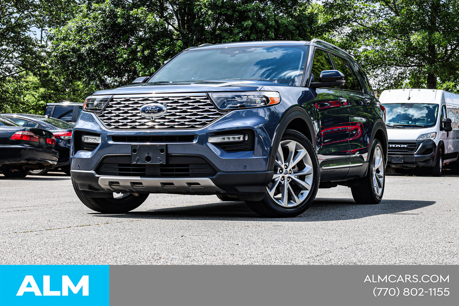 Used 2021 Ford Explorer Platinum w/ Equipment Group 601A AWD/4WD image 2