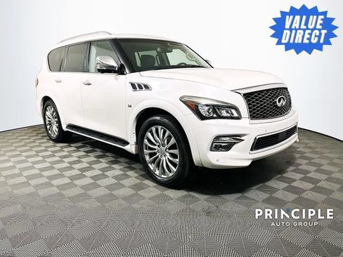 Used 2016 INFINITI QX80 4WD w/ Deluxe Technology Package image 1