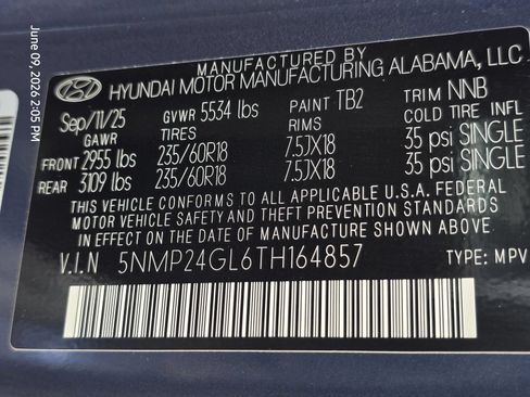 Used 2026 Hyundai Santa Fe SEL FWD image 31