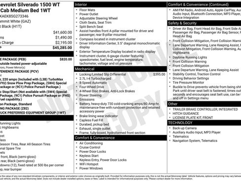 Used 2025 Chevrolet Silverado 1500 W/T w/ WT Value Package image 4