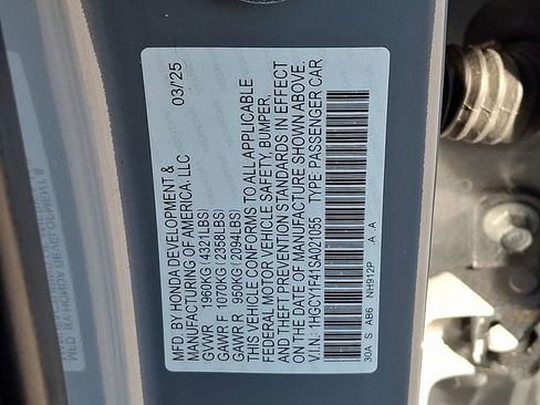 Used 2025 Honda Accord SE image 27