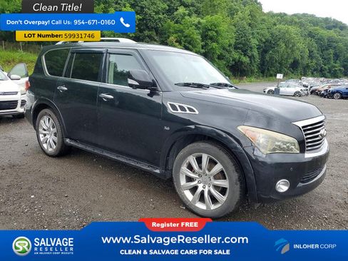 Used 2014 INFINITI QX80 4WD w/ Theater Package image 5