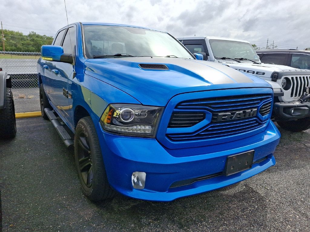 Used 2018 RAM 1500 Sport w/ Hydro Blue Sport Package AWD/4WD image 3