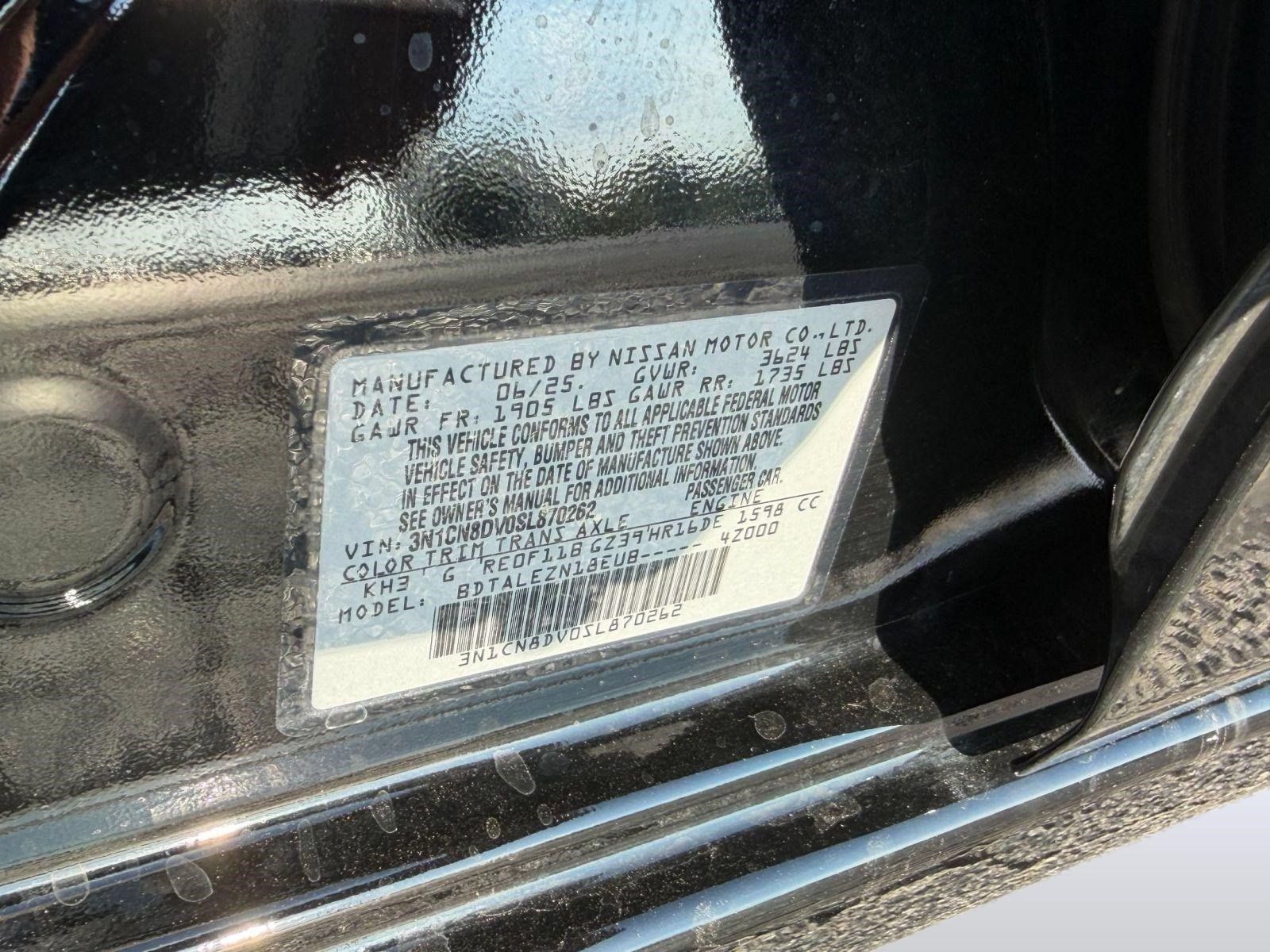 Used 2025 Nissan Versa S w/ Trunk Package FWD image 28