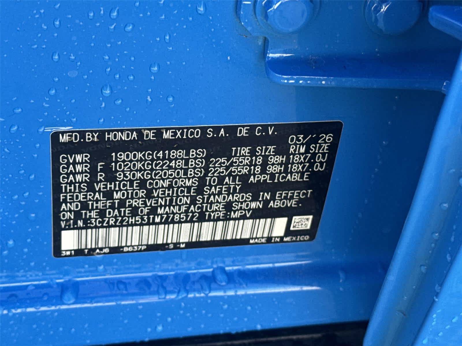 Used 2026 Honda HR-V Sport image 32