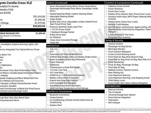 Used 2026 Toyota Corolla Cross XLE w/ Convenience Package image 32