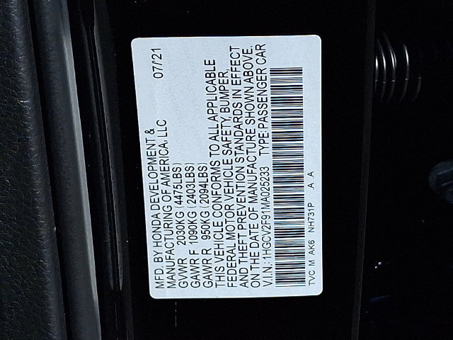 Used 2021 Honda Accord Touring image 28