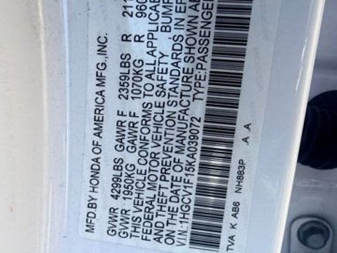 Used 2019 Honda Accord LX image 17