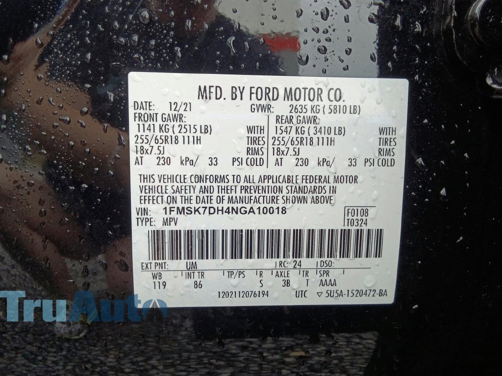 Used 2022 Ford Explorer XLT RWD image 23