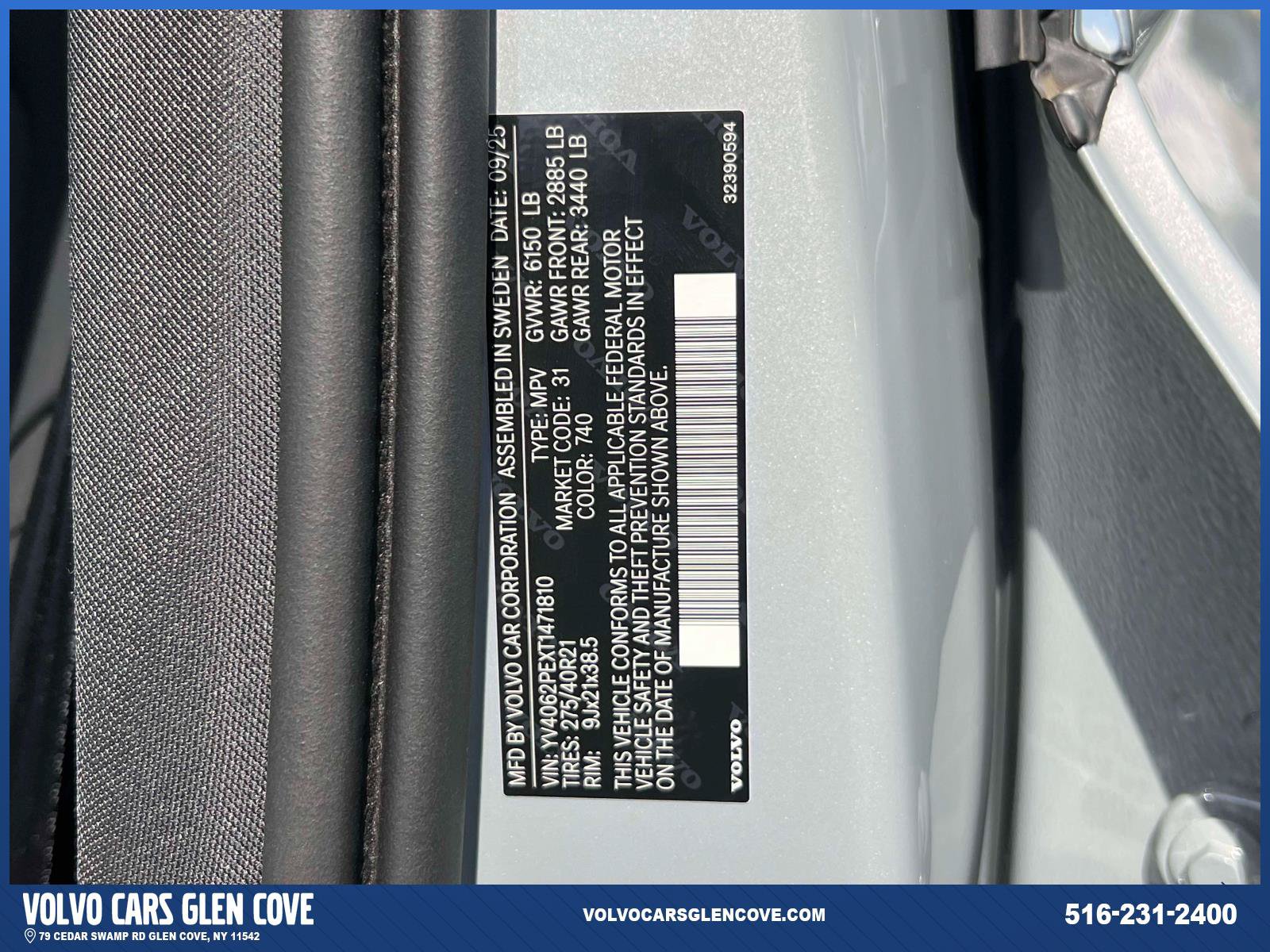 Used 2026 Volvo XC90 B6 Plus w/ Protection Package Premier AWD/4WD image 20