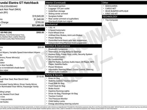 Used 2013 Hyundai Elantra GT w/ Touch & Go Pkg image 13