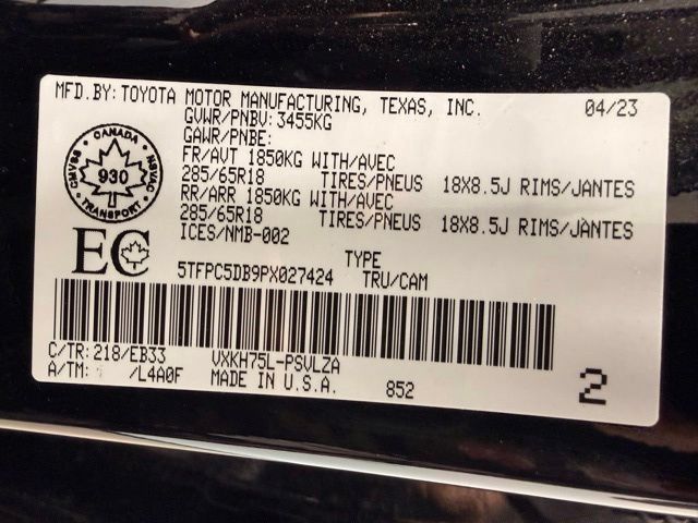 Used 2023 Toyota Tundra TRD Pro AWD/4WD image 58