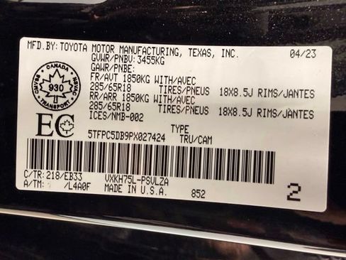 Used 2023 Toyota Tundra TRD Pro AWD/4WD image 58