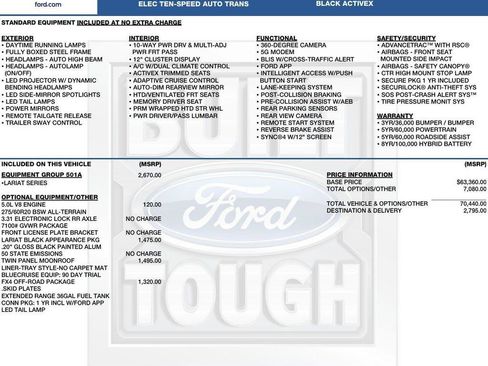 New 2026 Ford F150 Lariat w/ Equipment Group 501A Mid AWD/4WD image 2