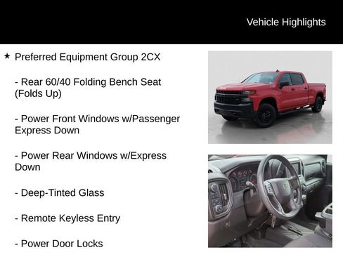 Used 2021 Chevrolet Silverado 1500 Custom Trail Boss AWD/4WD image 6