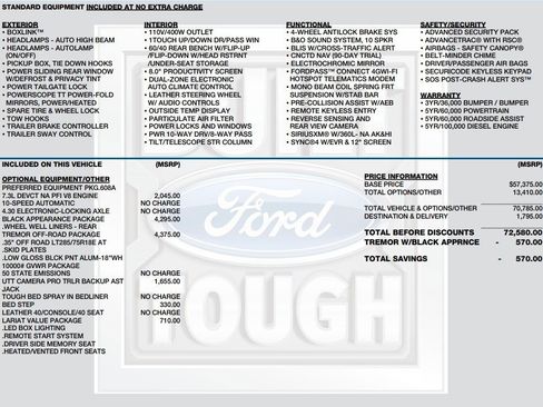 Used 2022 Ford F250 Lariat w/ Tremor Off-Road Package image 2