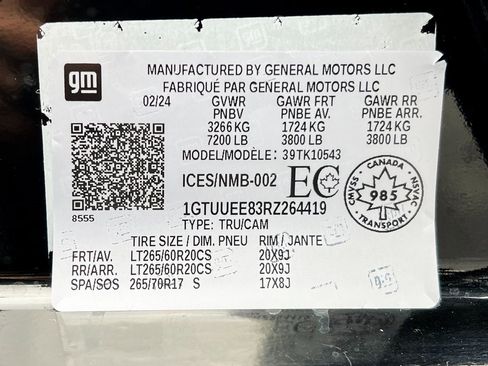 Used 2024 GMC Sierra 1500 AT4 w/ AT4 Preferred Package image 27