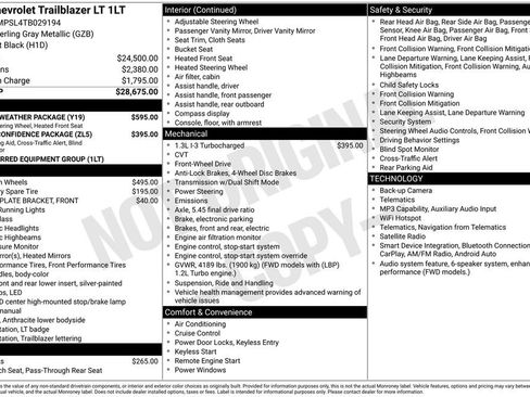 Certified 2026 Chevrolet TrailBlazer LT w/ LT Cold Weather Package FWD image 11