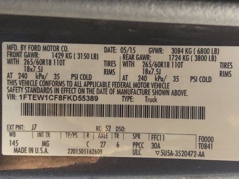 Used 2015 Ford F150 XLT w/ Equipment Group 301A Mid RWD image 33