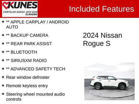 Used 2024 Nissan Rogue S AWD/4WD image 2