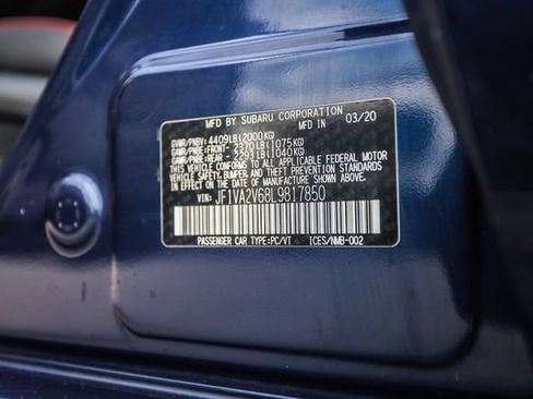 Used 2020 Subaru WRX STI Limited AWD/4WD image 79