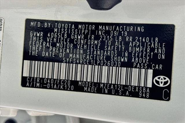 Used 2020 Toyota Corolla SE w/ Carpet Mat Package (TMS) FWD image 29