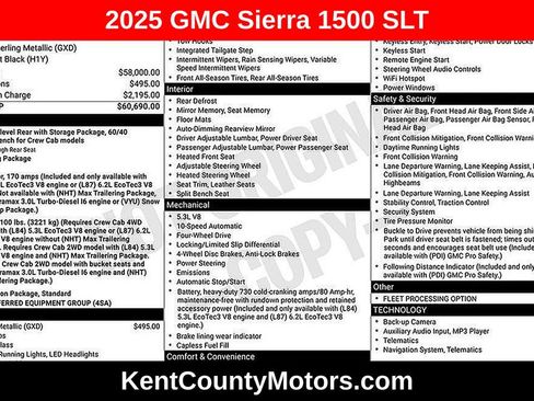 Used 2025 GMC Sierra 1500 SLT image 1