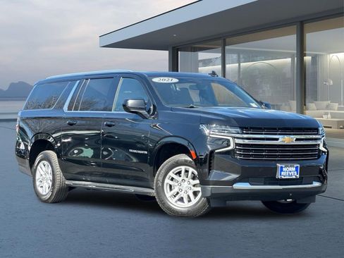 Used 2021 Chevrolet Suburban LT w/ Rear Media and Nav Package image 1