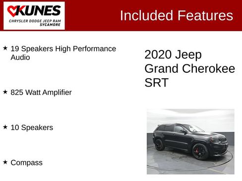 Used 2020 Jeep Grand Cherokee SRT w/ Trailer Tow Group IV AWD/4WD image 3