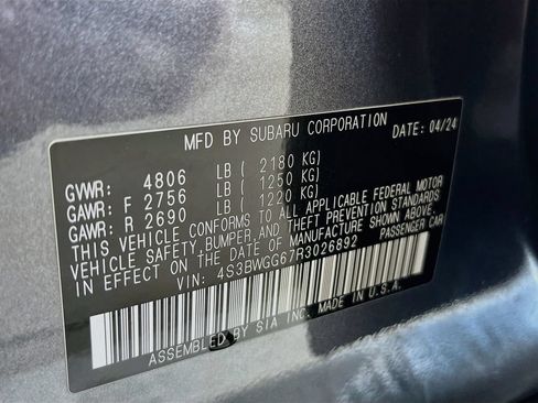 Used 2024 Subaru Legacy Sport AWD/4WD image 35
