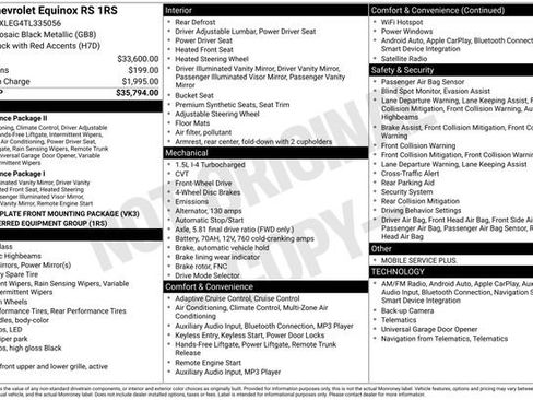 New 2026 Chevrolet Equinox RS image 26