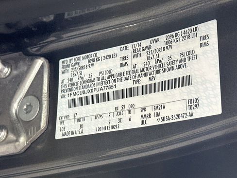 Used 2015 Ford Escape Titanium FWD image 12