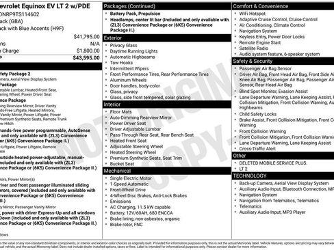 New 2026 Chevrolet Equinox EV LT image 6