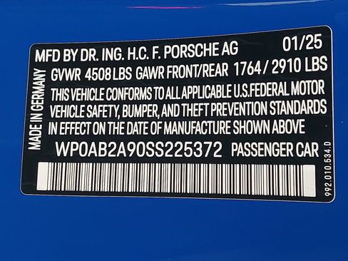 Certified 2025 Porsche 911 Carrera 4 GTS AWD/4WD image 37
