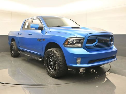 Used 2018 RAM 1500 Sport w/ Hydro Blue Sport Package AWD/4WD image 1