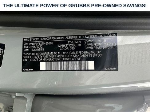 New 2026 Volvo XC90 B6 Ultra w/ Protection Package AWD/4WD image 22