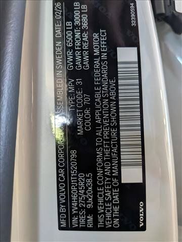 New 2026 Volvo XC90 T8 Core AWD/4WD image 20
